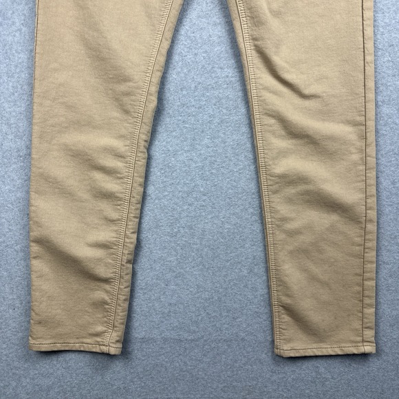 Vintage Genes Black Men's 5 Pocket Tan Pants Size 34x32 - Picture 2 of 8